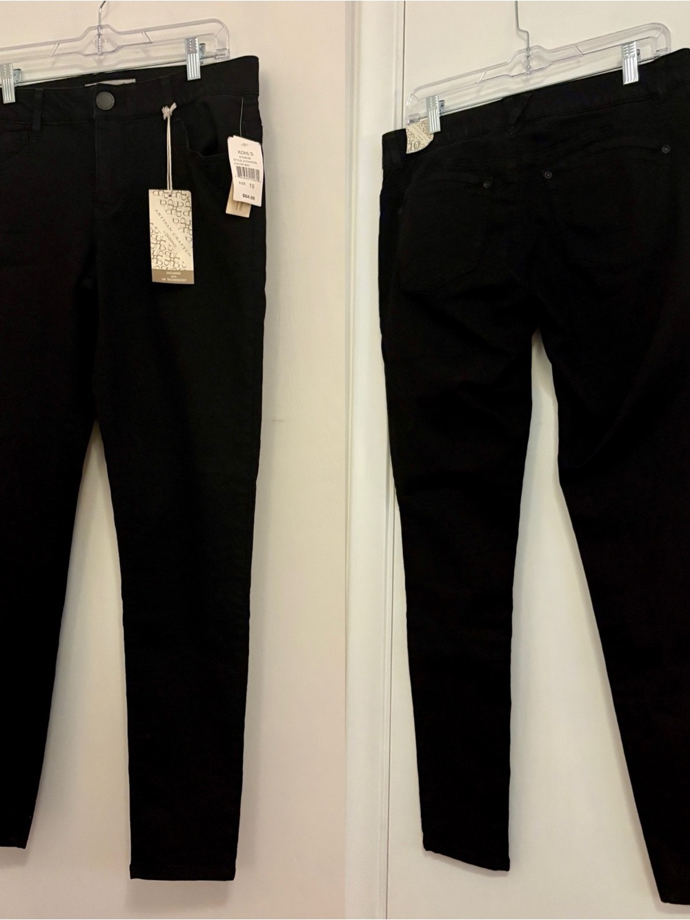 NYDJ Women’s Black Skinny Jeans Curvy Fit
